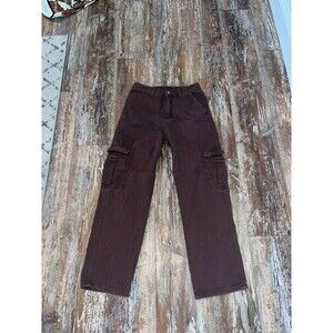 Women’s Burgundy Cargo Pants Size Small